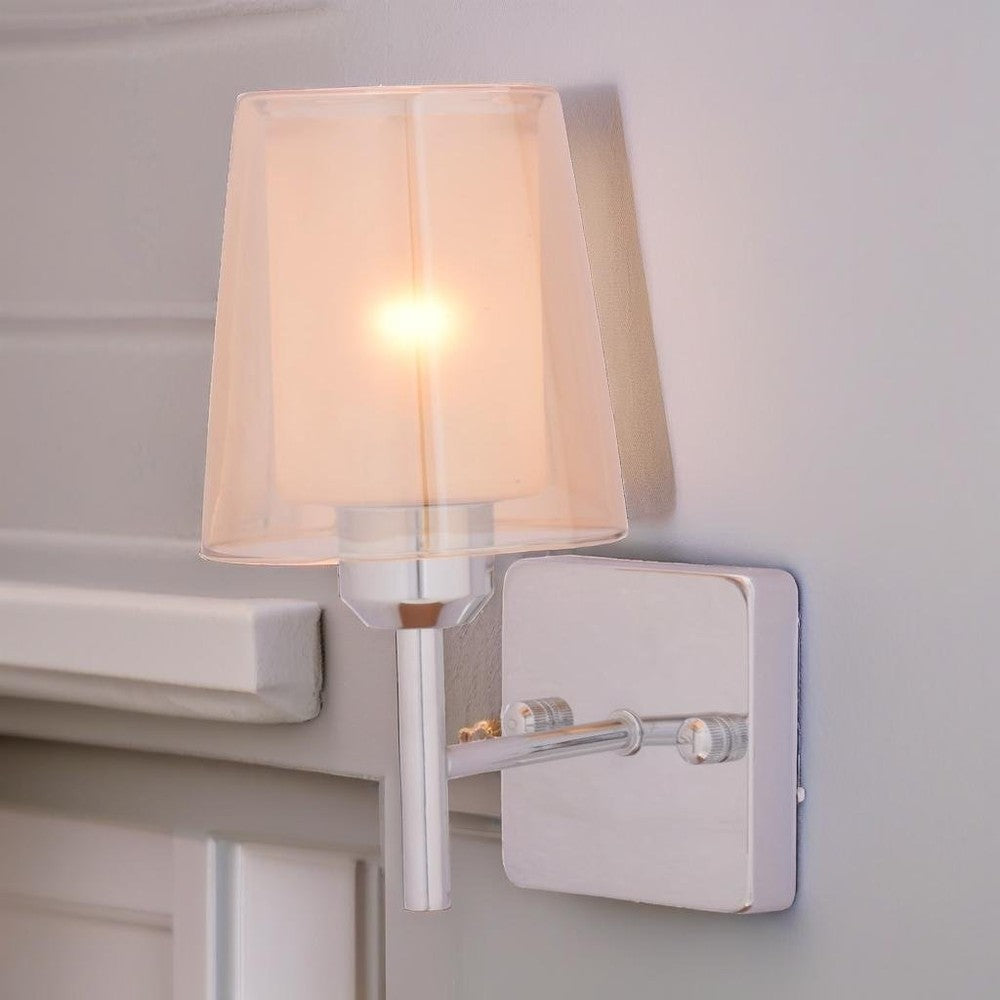 Chrome Glow Wall Light