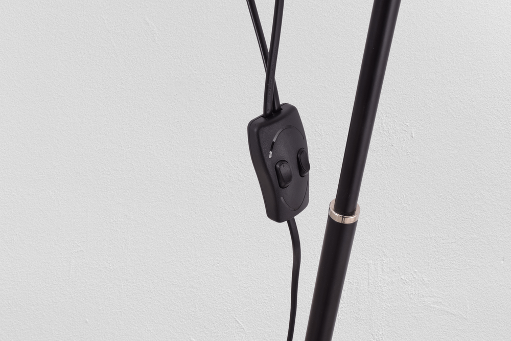 Cone Shaped 2 Lamp Reading Floor Lamp