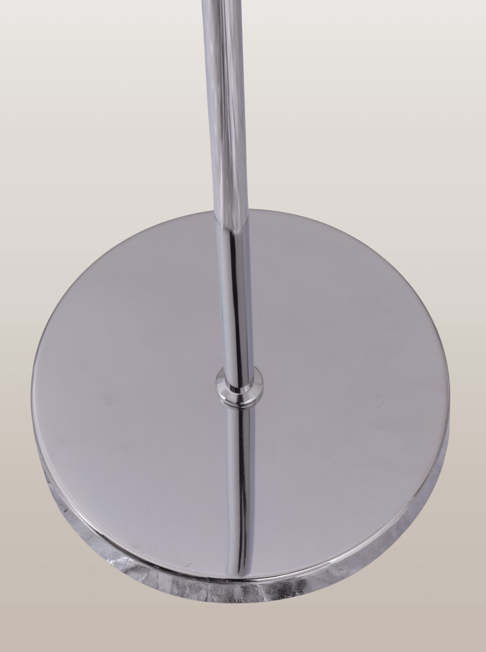 1 Light Torchiere Floor Lamp, Silver