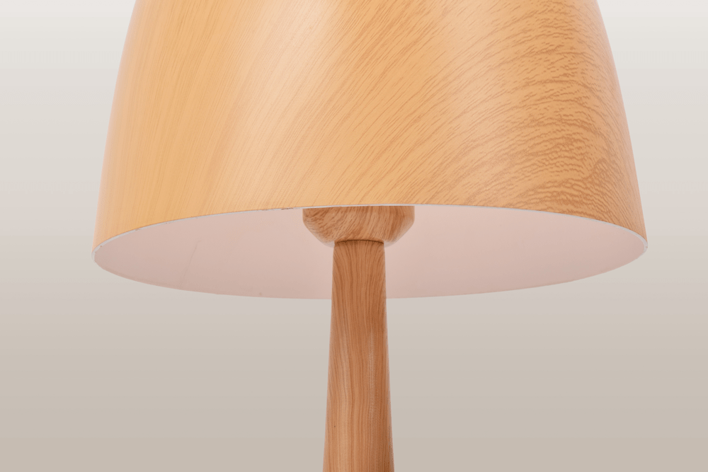Rustic Oak Table Lamp