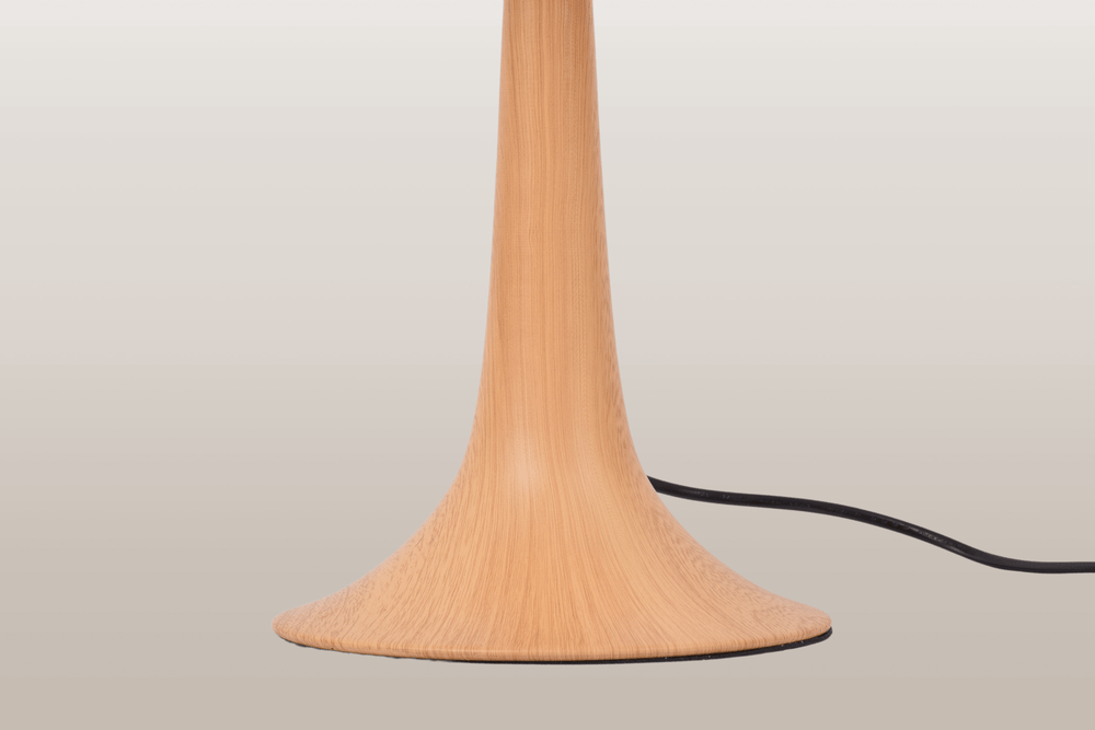 Rustic Oak Table Lamp