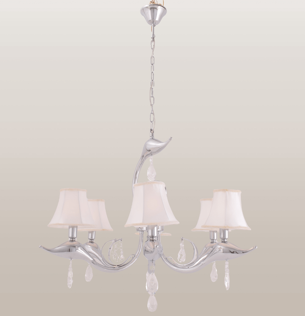 Dolphin Shaded 6 Lights Chandelier