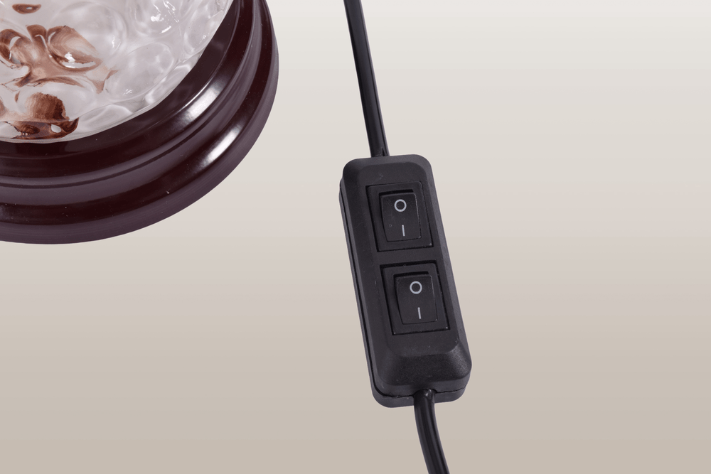 Brown Flower Table Lamp