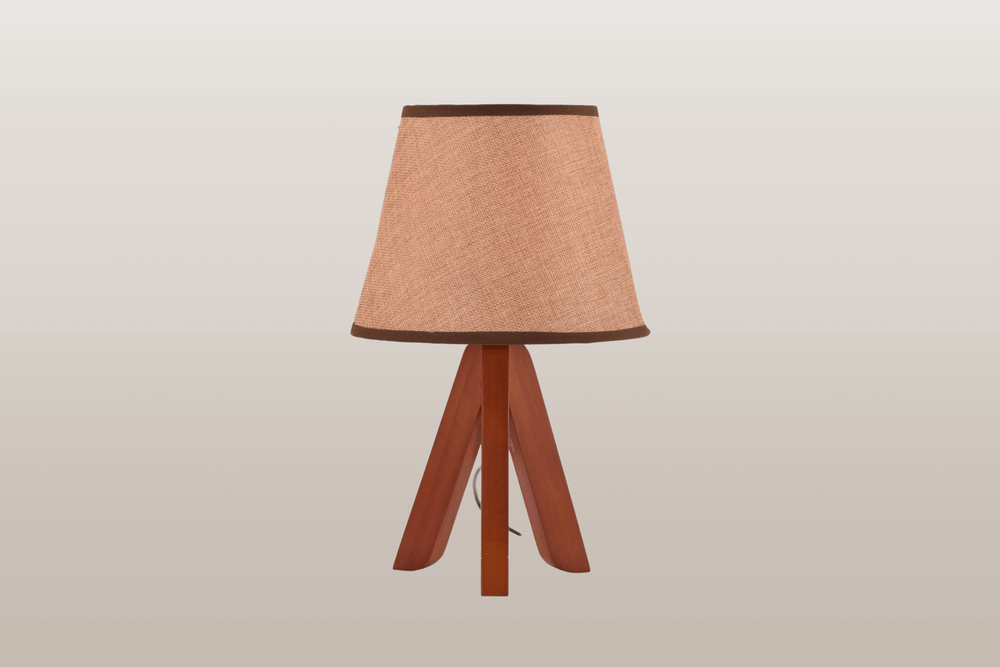 Brown Tripod Table Lamp