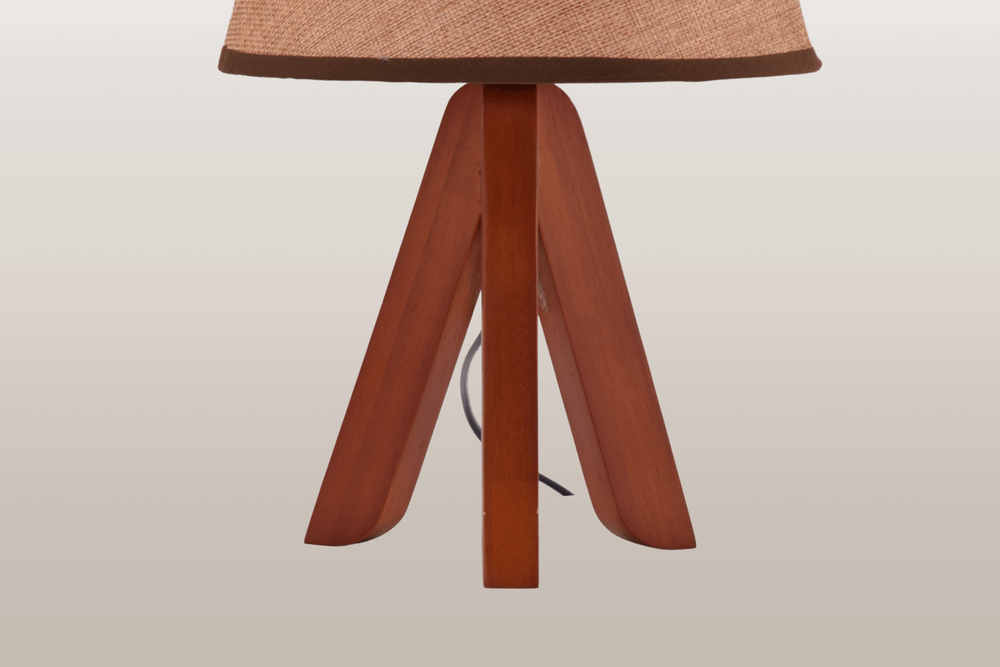Brown Tripod Table Lamp