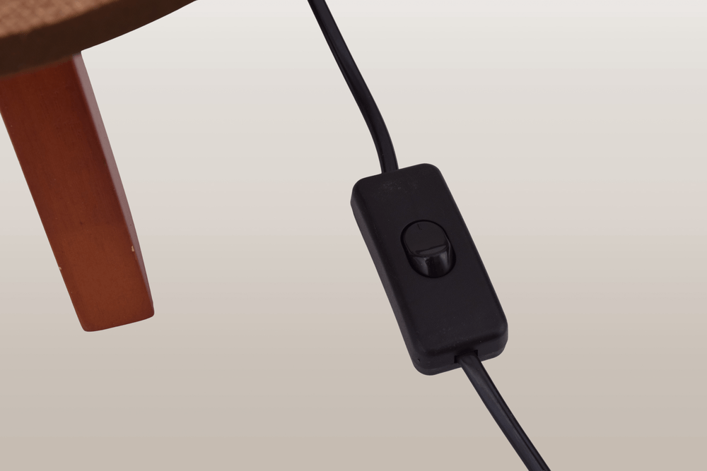 Brown Tripod Table Lamp