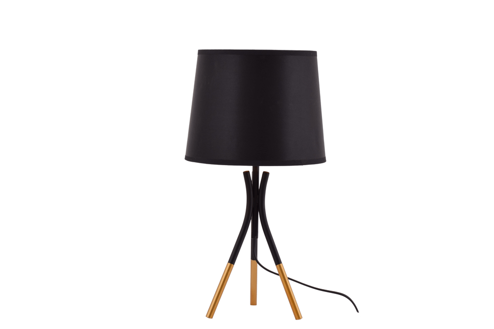 Black Bedside Table Desk Lamp