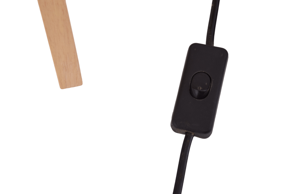 Light Brown Tripod Table Lamp