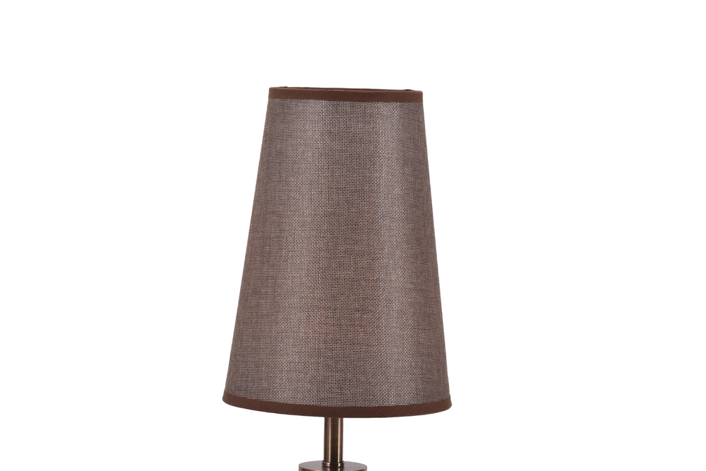Brown Table Tripod Desk Lamp