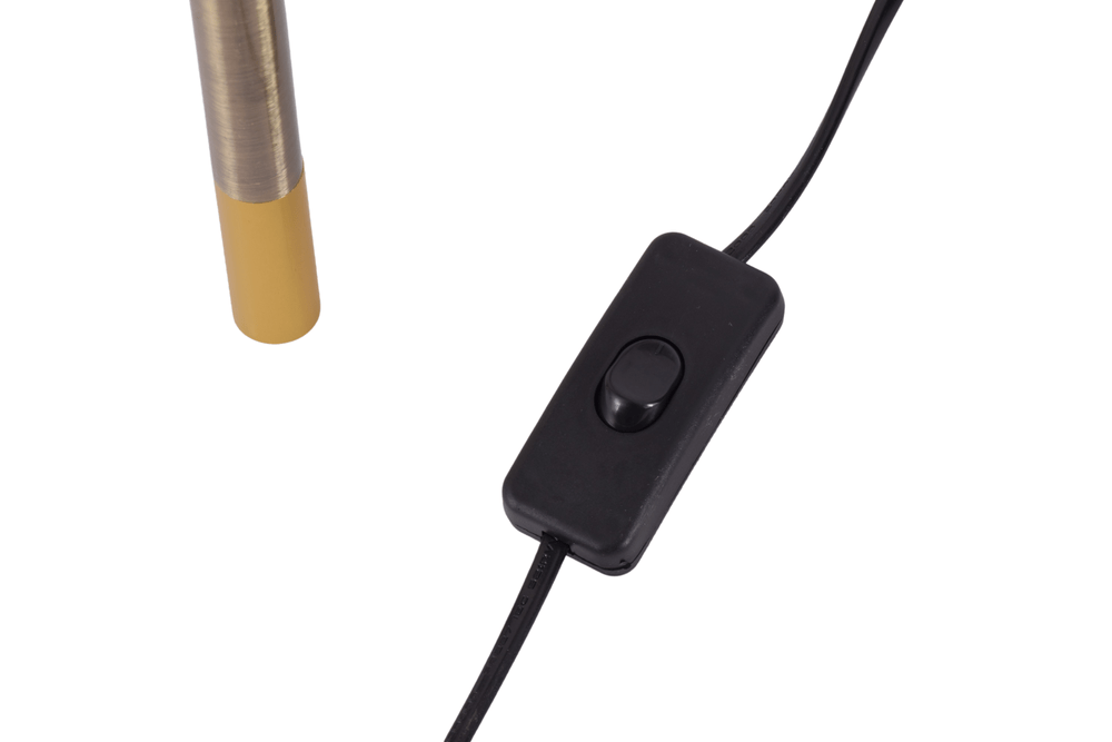 Brown Table Tripod Desk Lamp