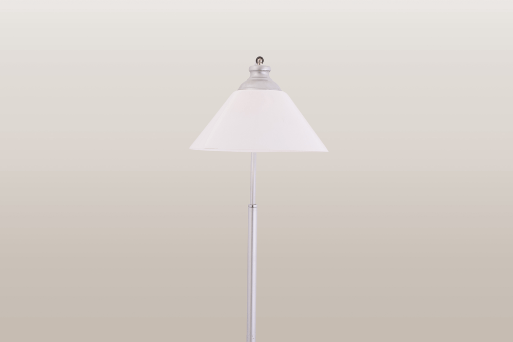 Reading Floor Lamp Modern Lamp, Silver E27