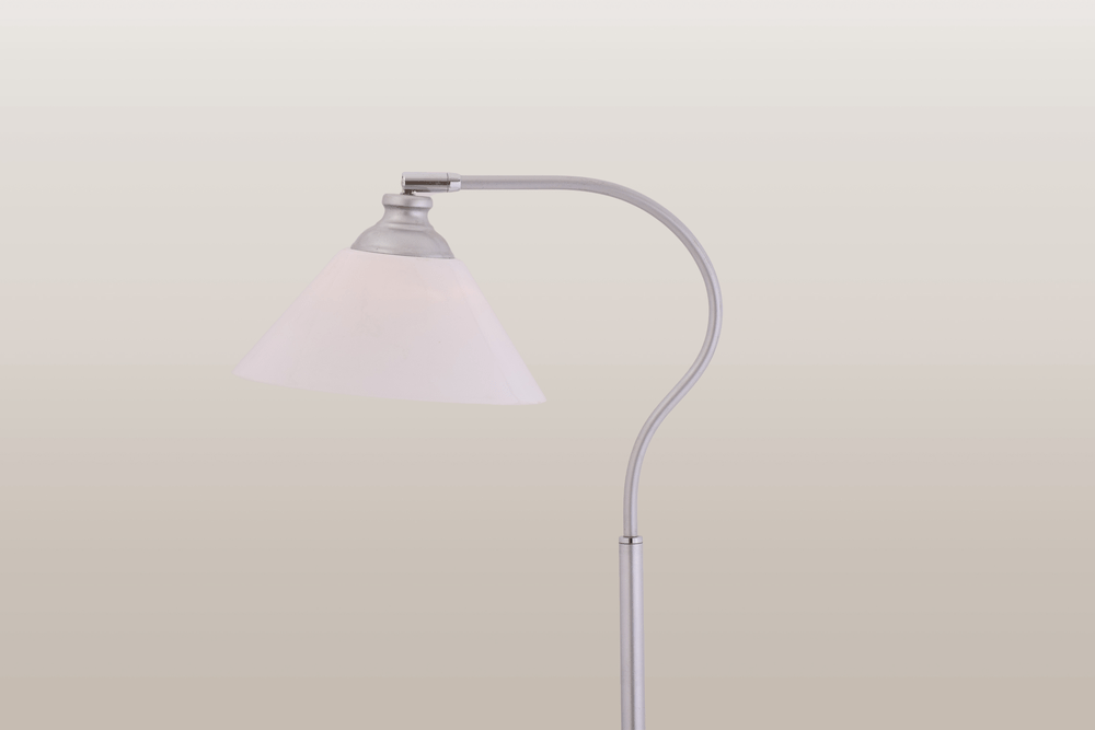 Reading Floor Lamp Modern Lamp, Silver E27