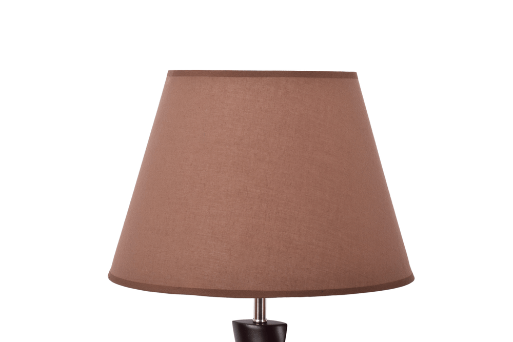 Wooden Swirl Table Lamp