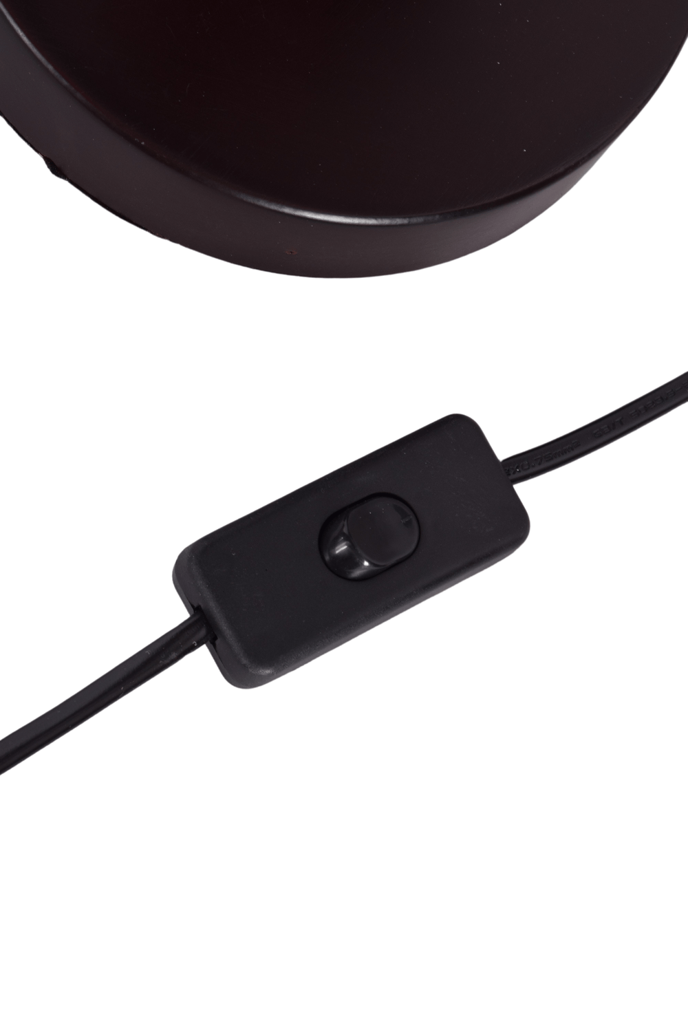 Wooden Swirl Table Lamp