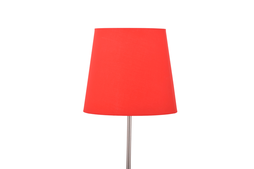 Red Shade Floor Lamp