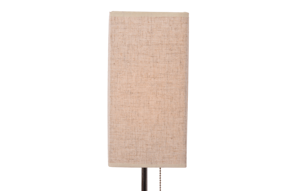 Square Table Lamp Bedside Lamp with Shade