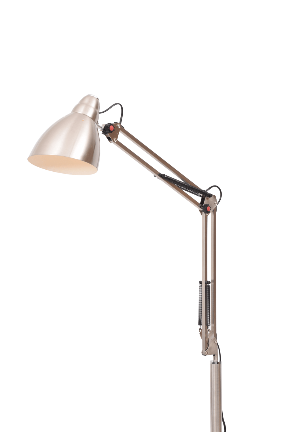 Superior Adjustable Floor Lamp, Silver