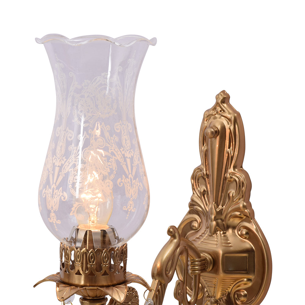 Crystal Blossom Wall Light