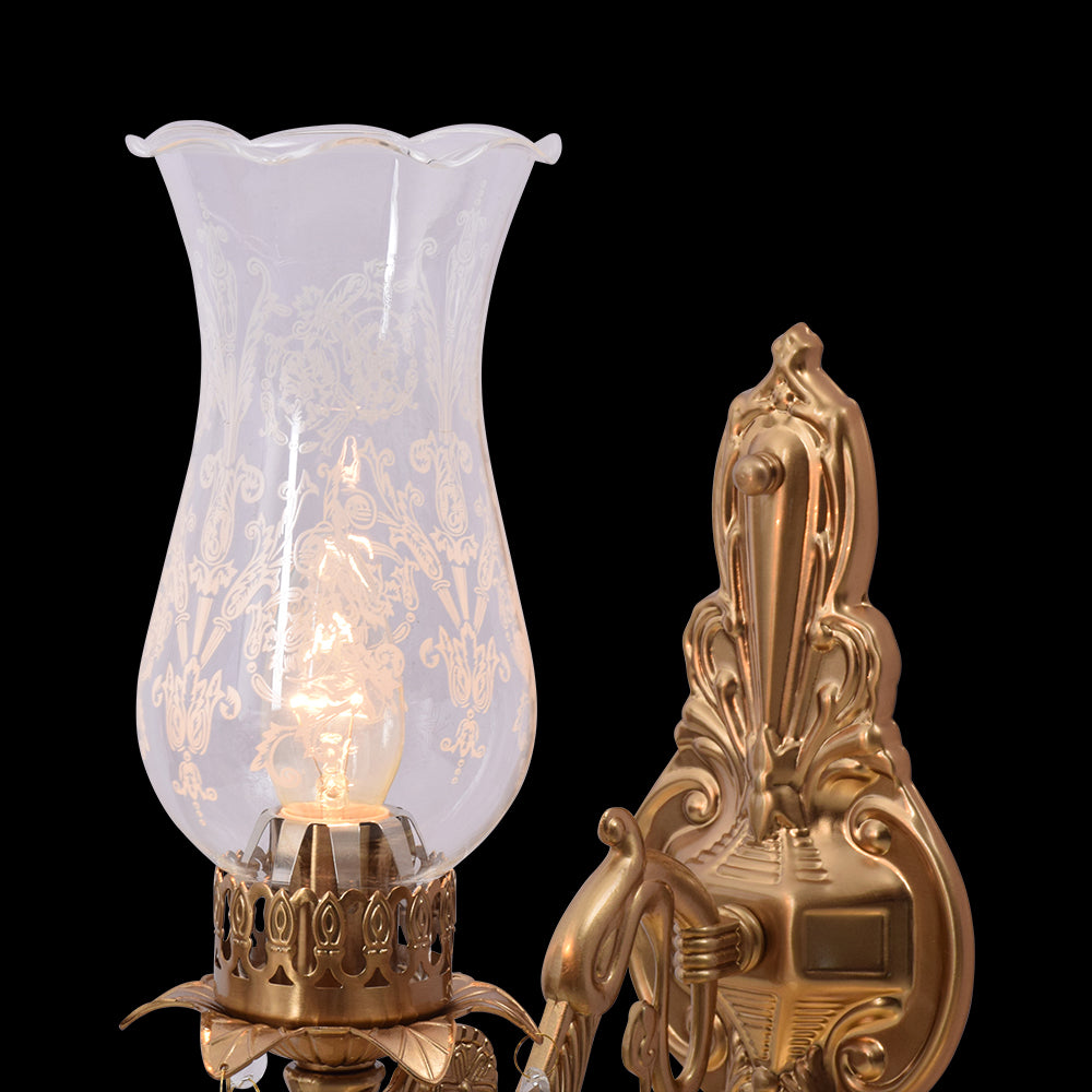 Crystal Blossom Wall Light