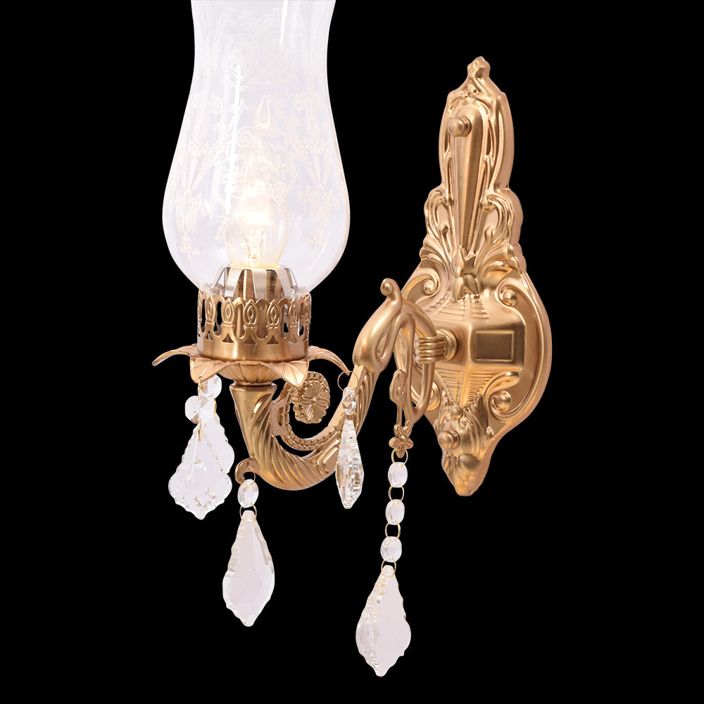 Crystal Blossom Wall Light