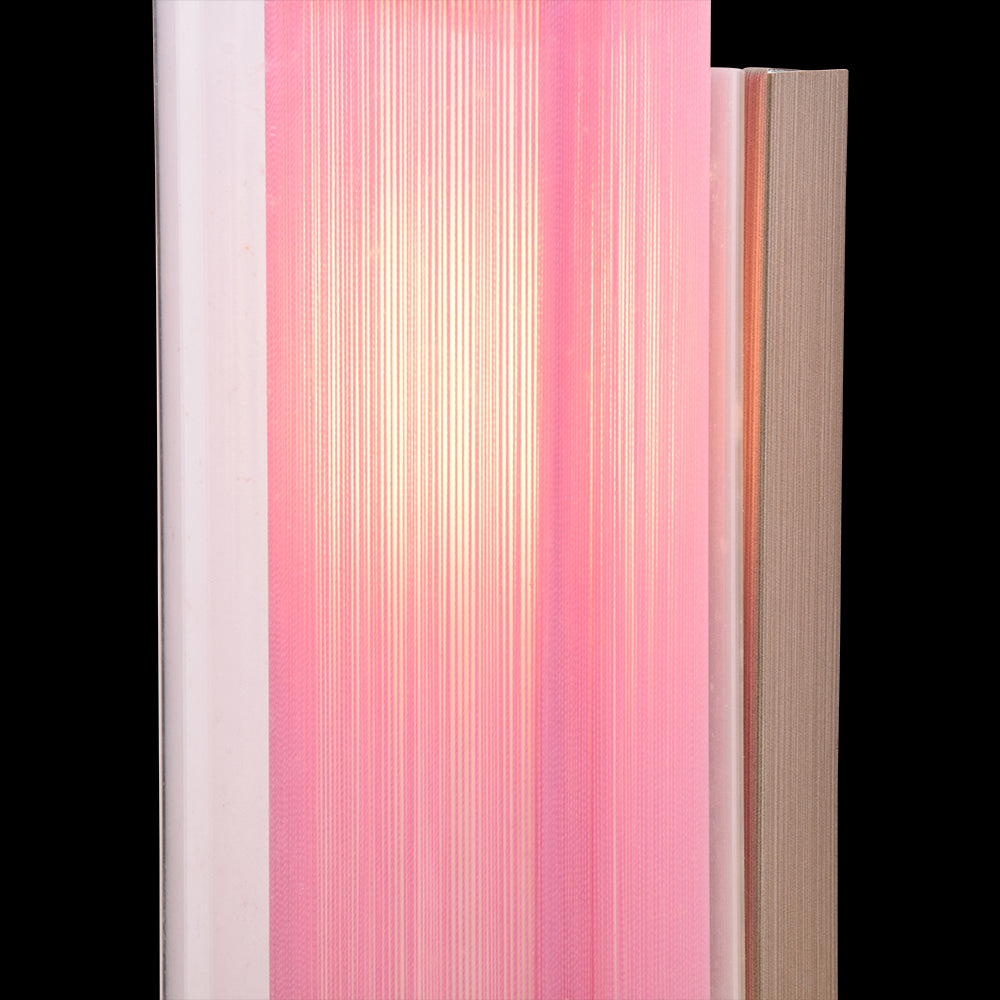 Pink Shade Wall Light (Square Glass)