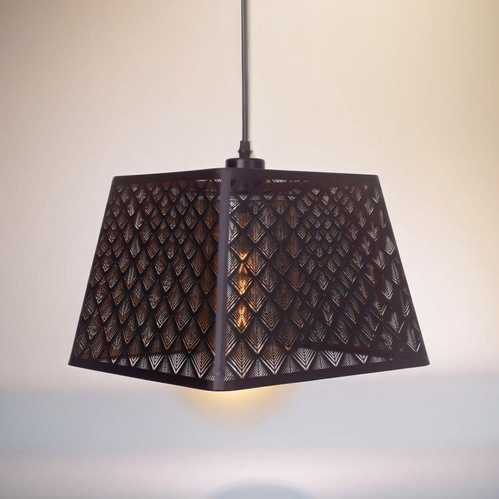Midrib Pendant Light (Black)