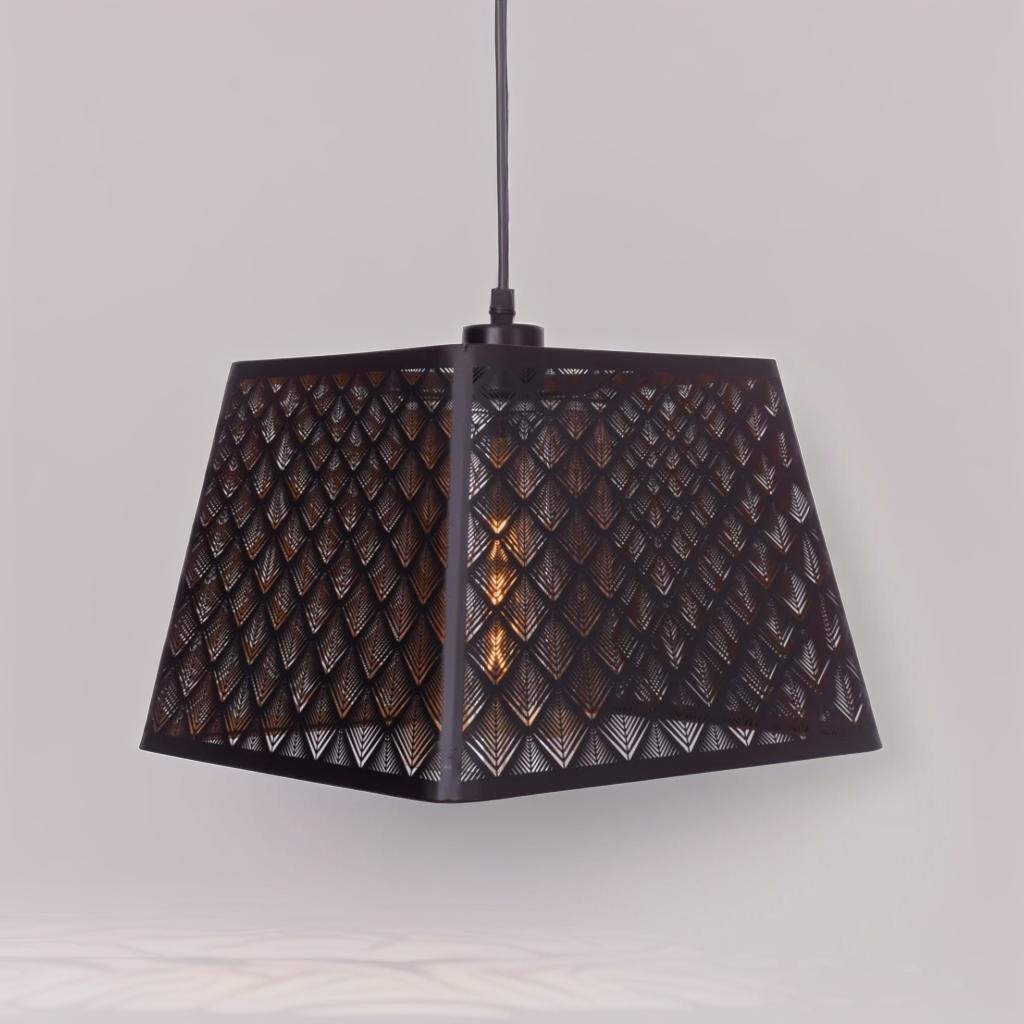 Midrib Pendant Light (Black)