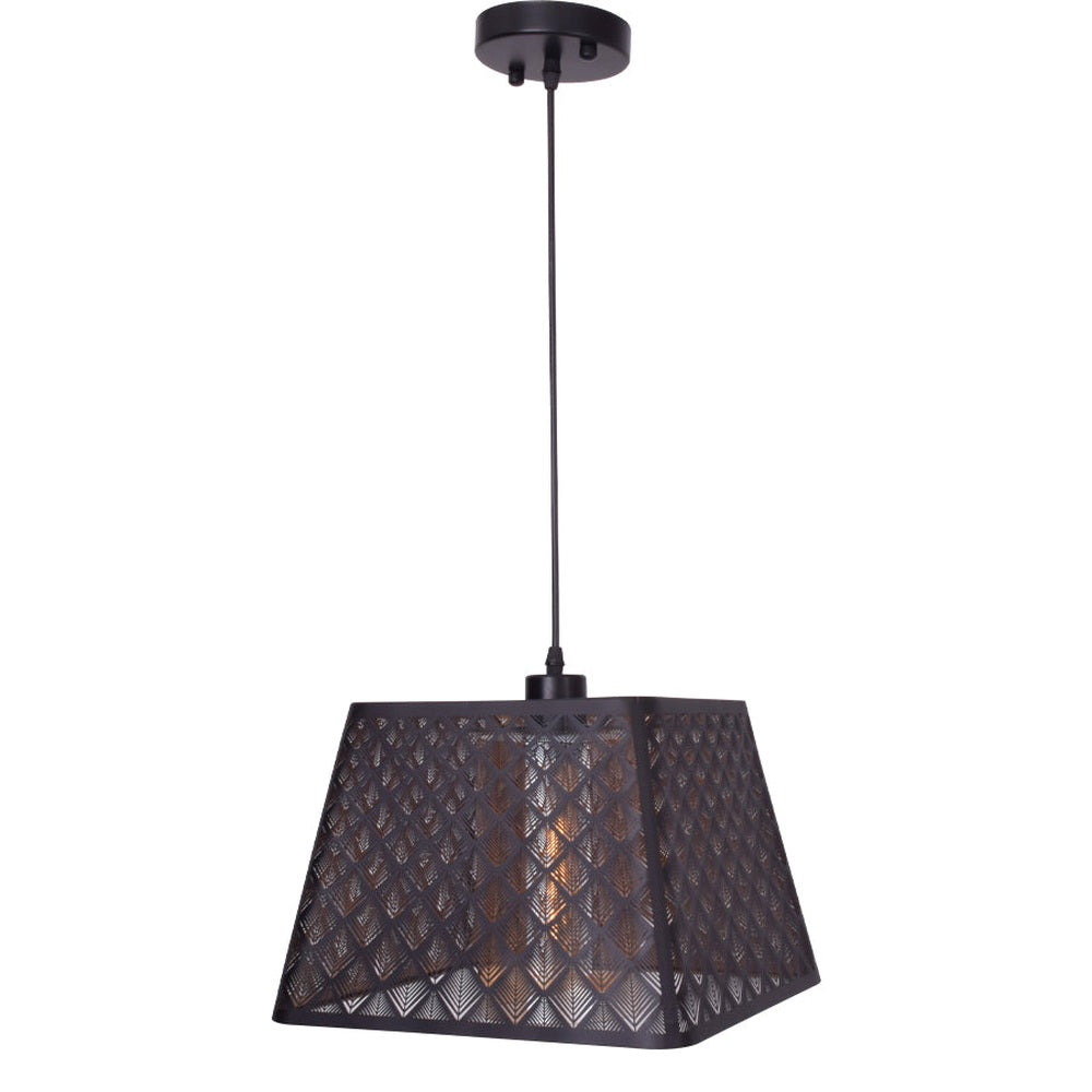 Midrib Pendant Light (Black)