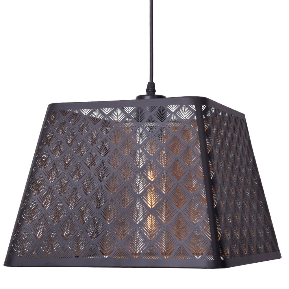 Midrib Pendant Light (Black)