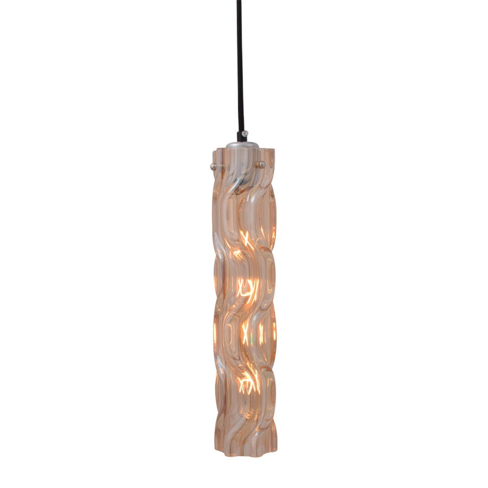 Billow Pendant Light (Amber)