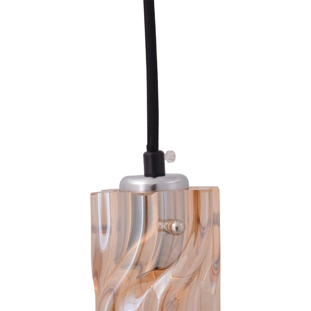 Billow Pendant Light (Amber)