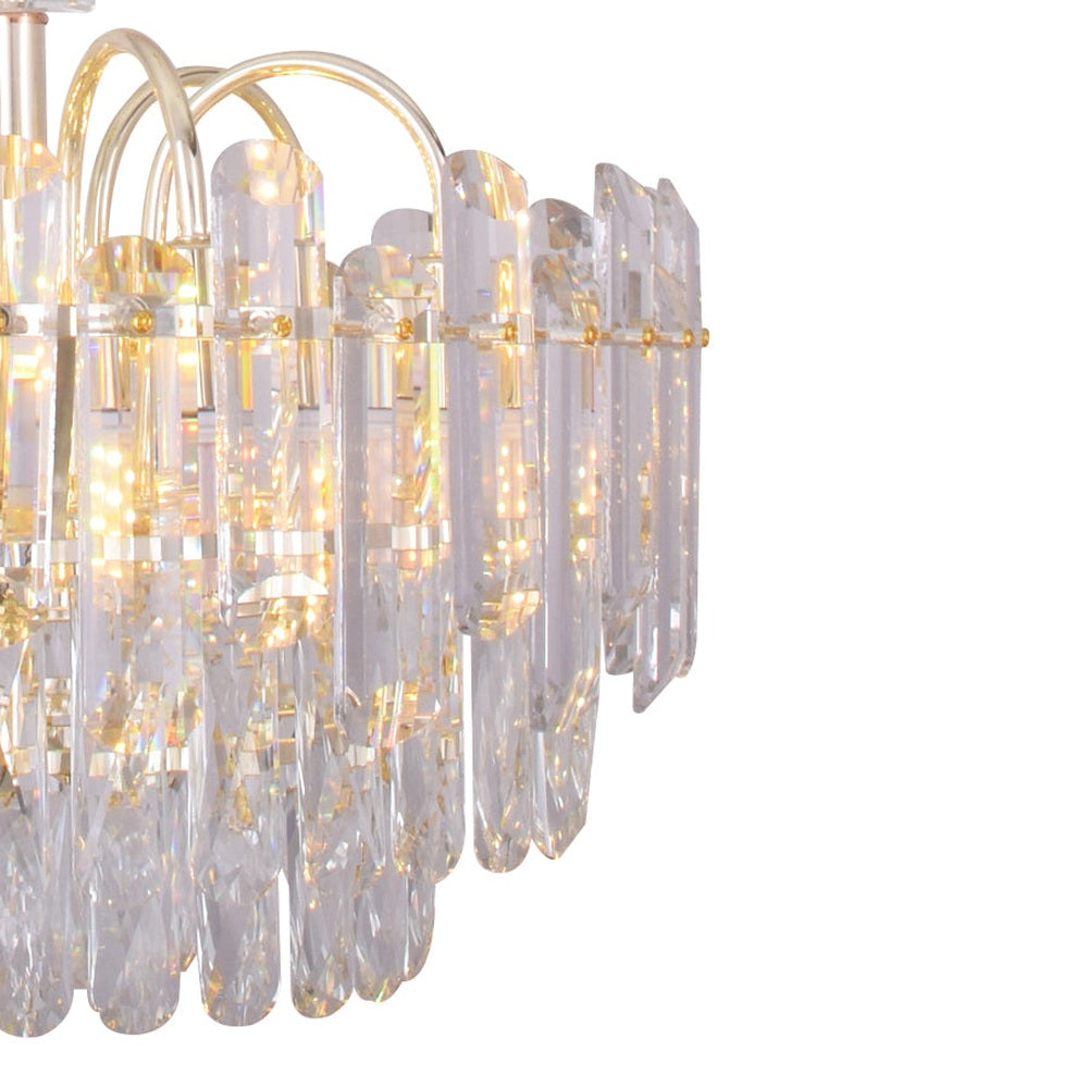 Modern Glam Round Crystal Chandelier (550mm)