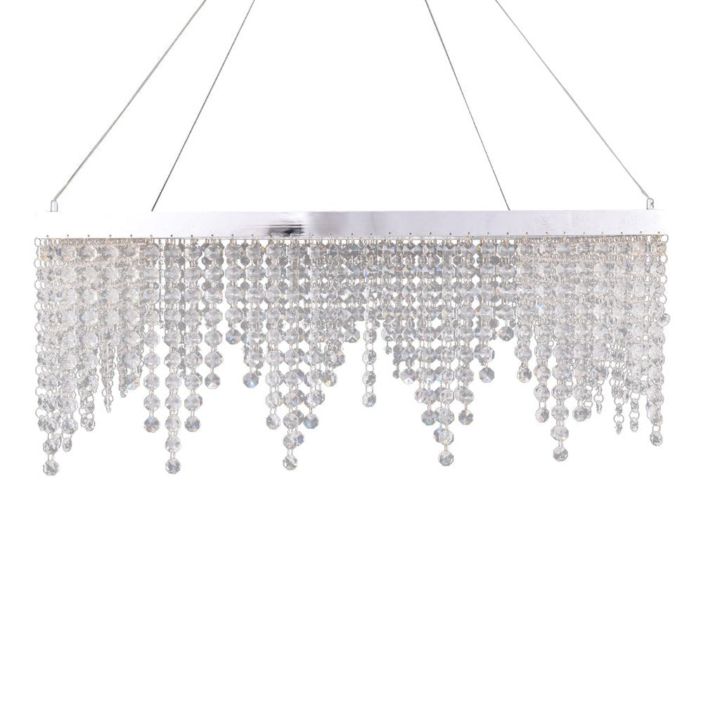 Raining Crystals Chandelier (LED)
