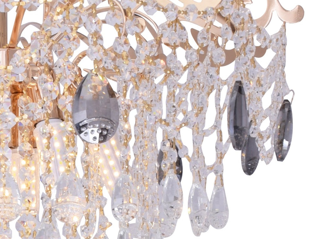 Freya Ceiling Light (Gold, 600mm)