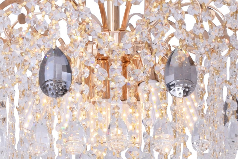 Freya Ceiling Light (Gold, 600mm)