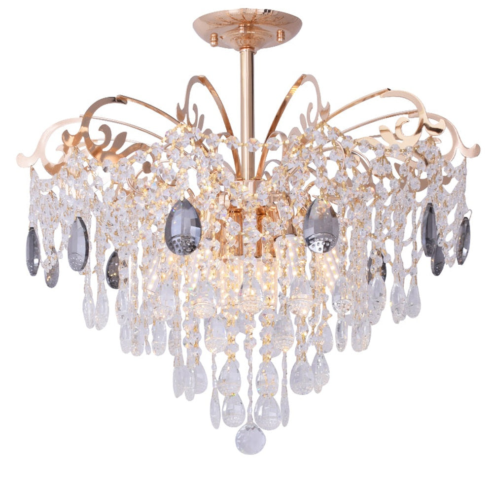 Freya Ceiling Light (Gold, 600mm)