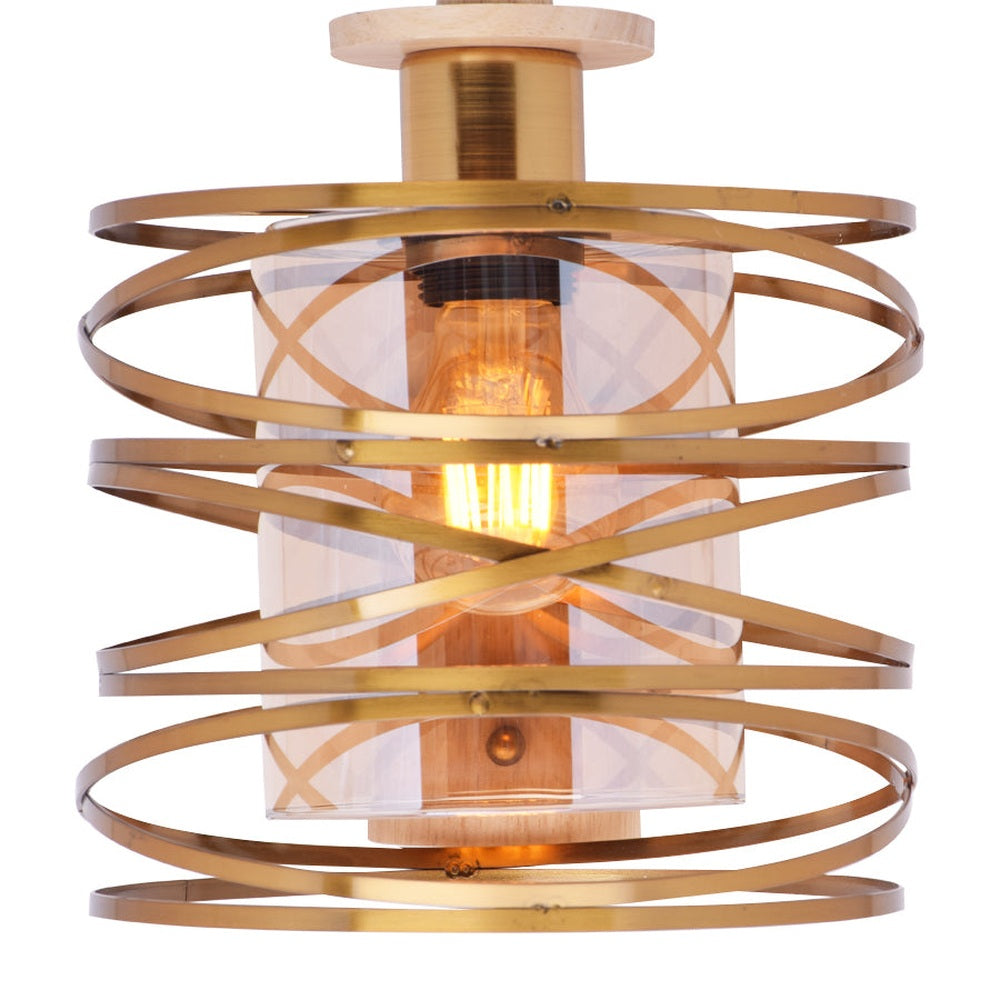 Twisting and Turning Wall Light