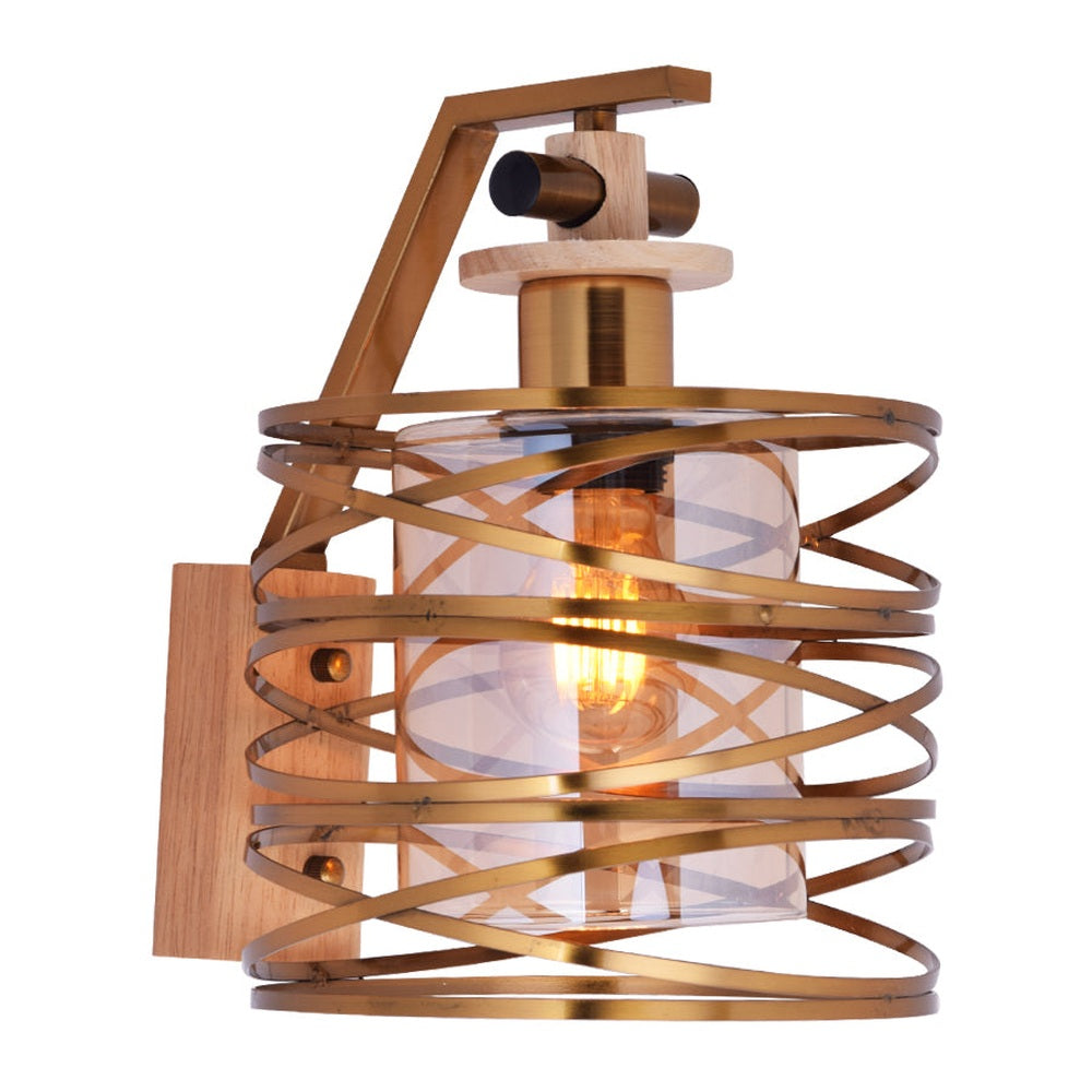 Twisting and Turning Wall Light