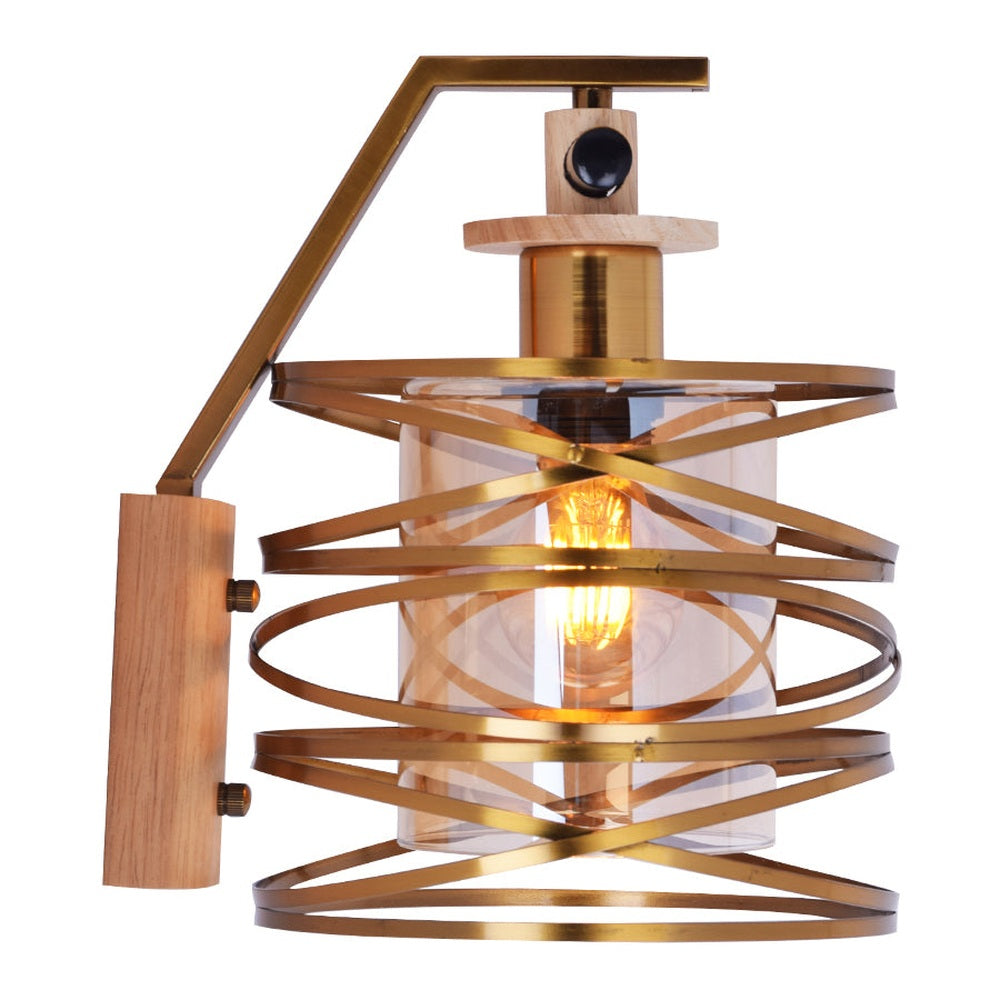 Twisting and Turning Wall Light