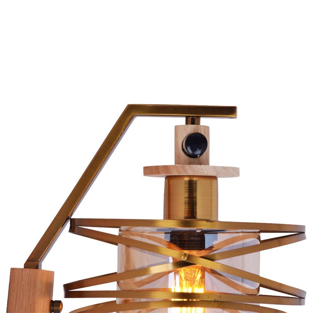 Twisting and Turning Wall Light