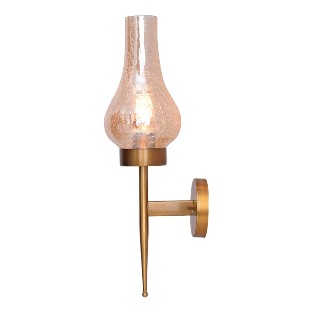 Golden Glitter Wall Light