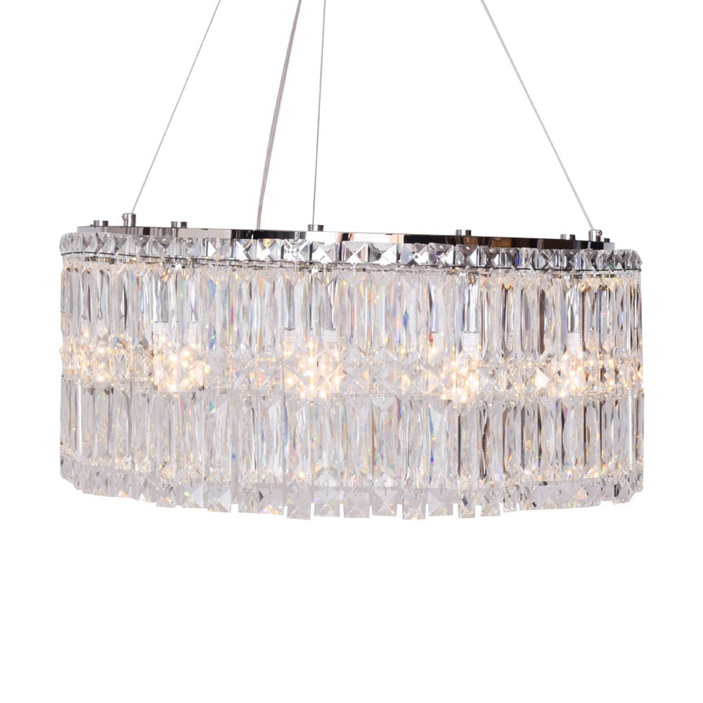 Crystal Circuit Chandelier (Circle)