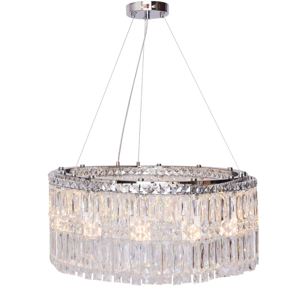Crystal Circuit Chandelier (Circle)