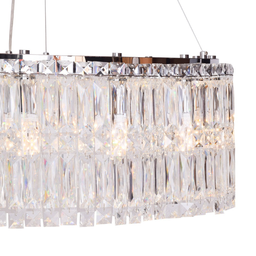 Crystal Circuit Chandelier (Circle)