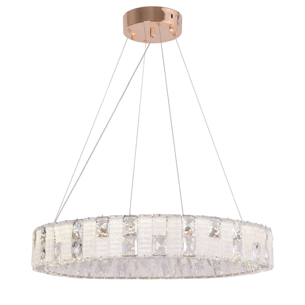 Crystal Halo Chandelier