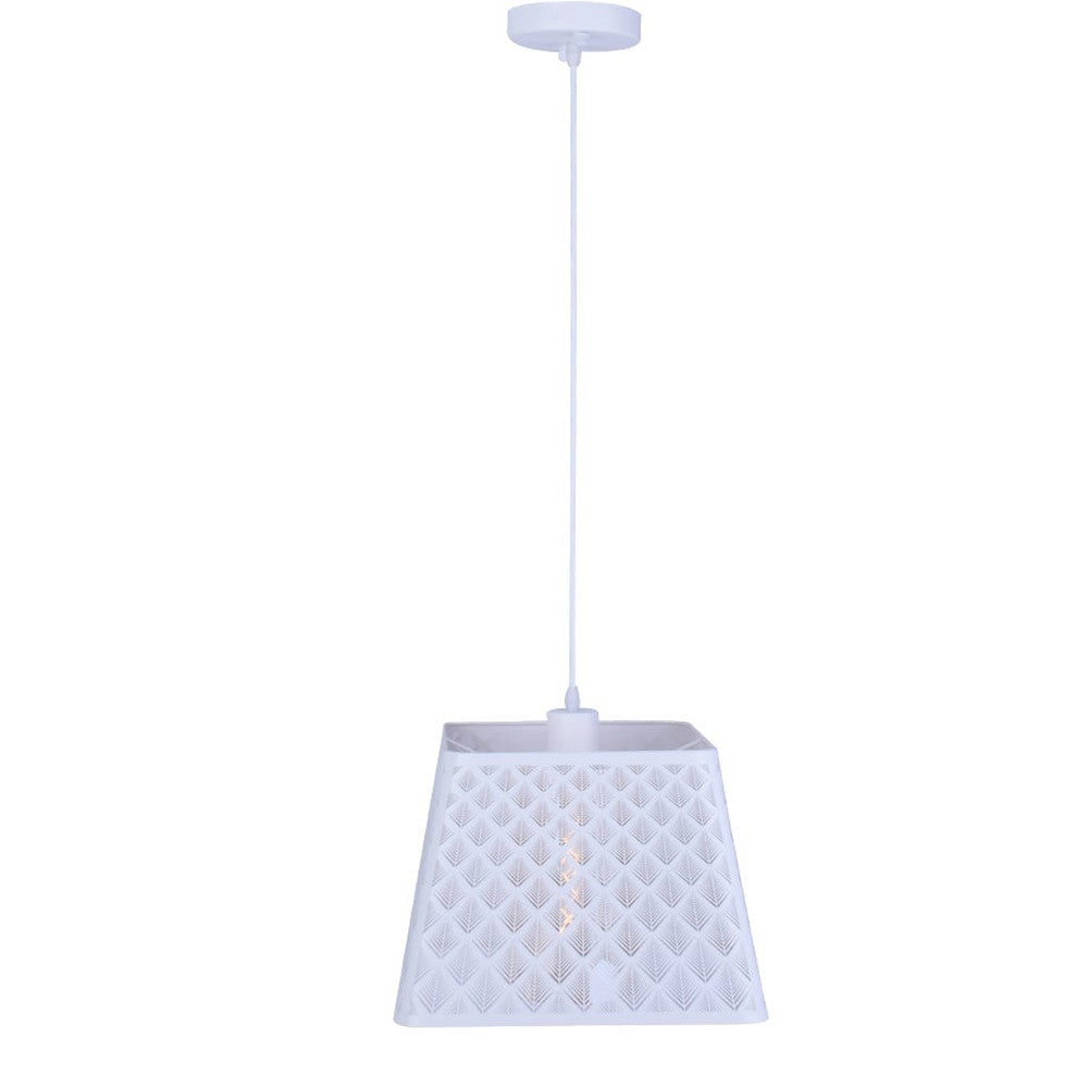 Midrib Pendant Light (White)
