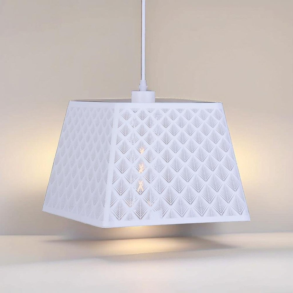 Midrib Pendant Light (White)