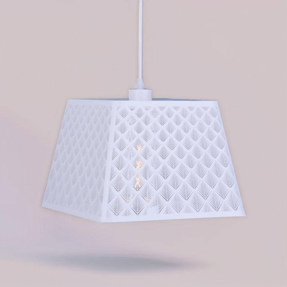 Midrib Pendant Light (White)