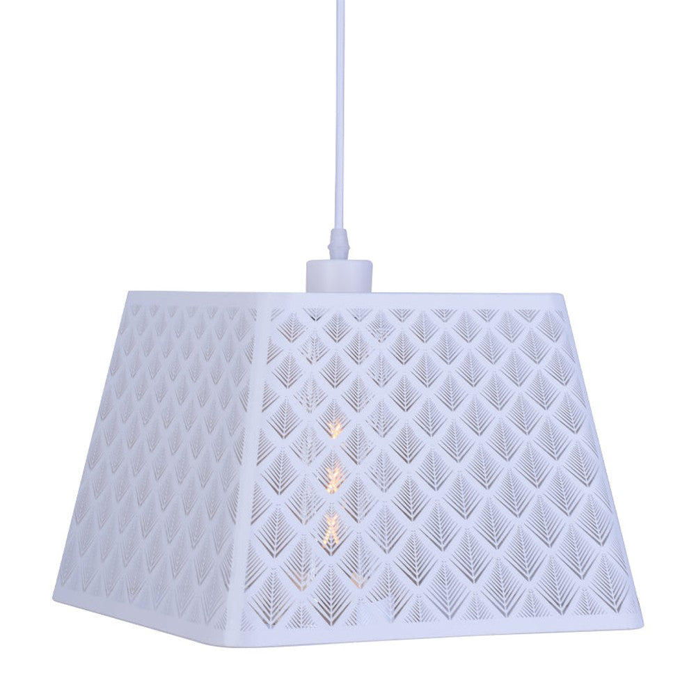 Midrib Pendant Light (White)