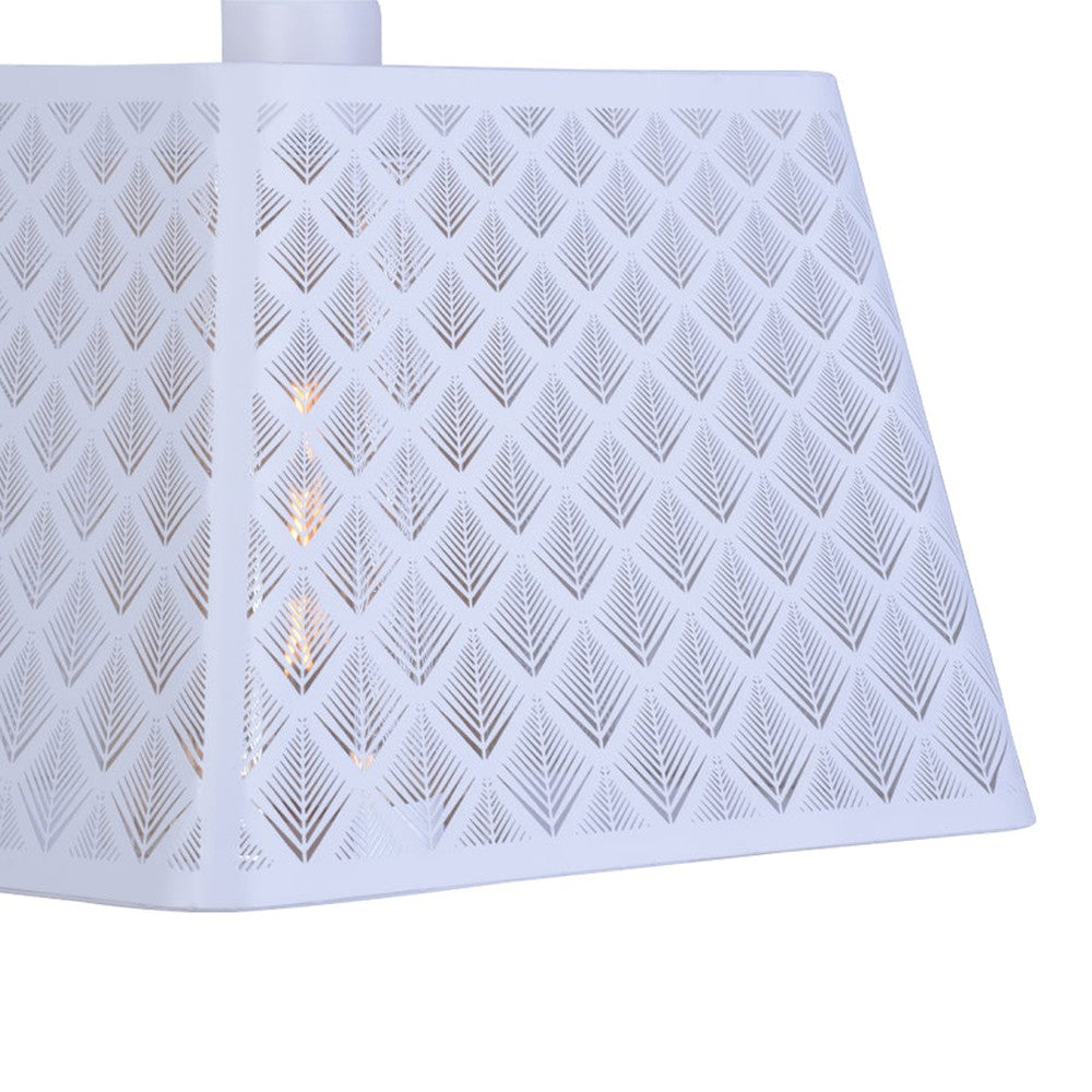 Midrib Pendant Light (White)